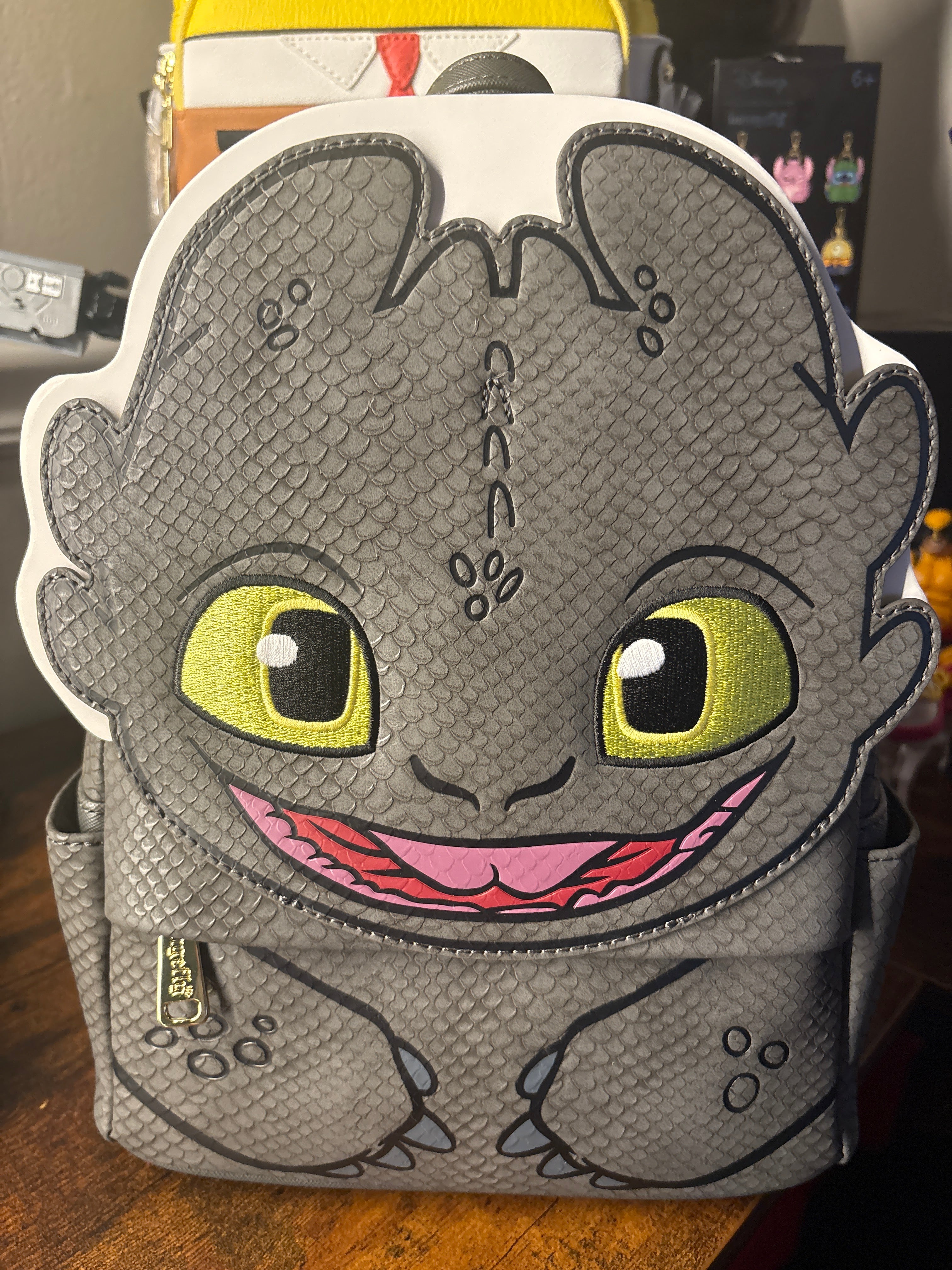 Toothless How to Train Your Dragon Loungefly Mini Backpack