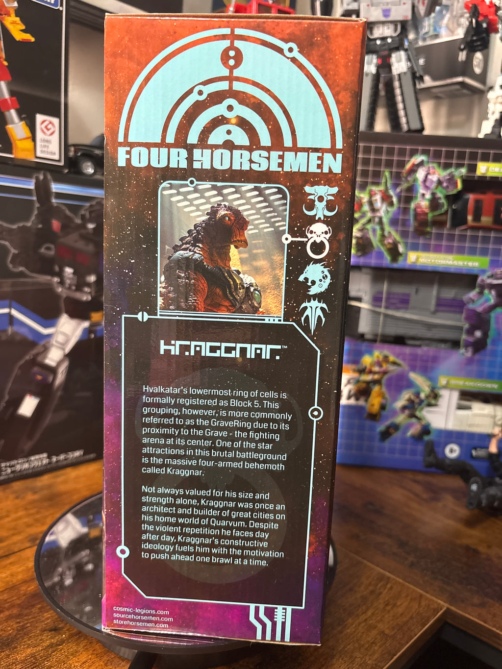 Four Horsemen Cosmic Legions Kraggnar Sealed Action Figure | 1/12 Scale Collector Figure | In Stock