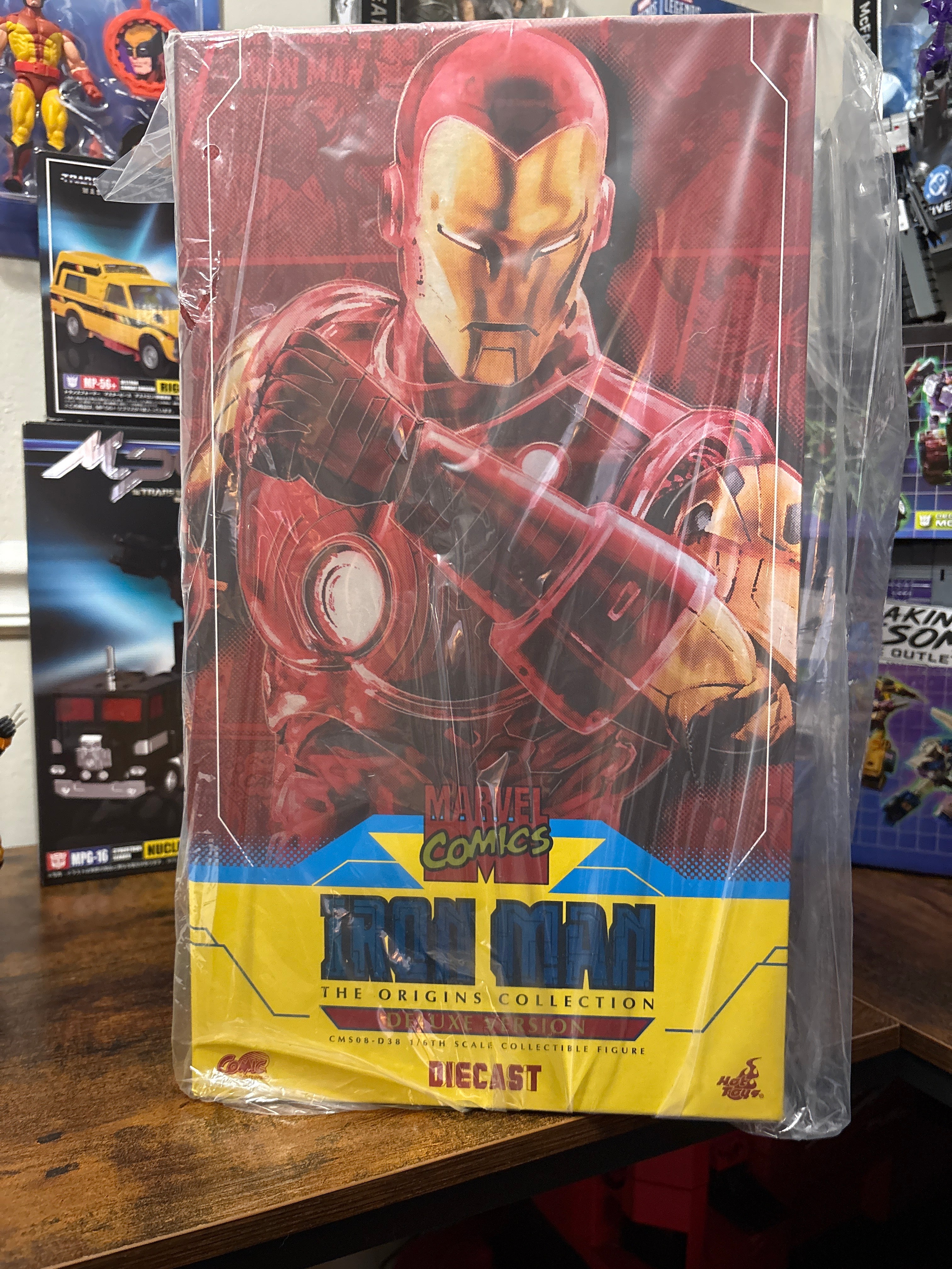 Hot Toys Iron Man The Origins Collection Deluxe Version CMS08-D38 | Marvel Comics Diecast 1/6 Figure | Sealed w/ Original Shipper