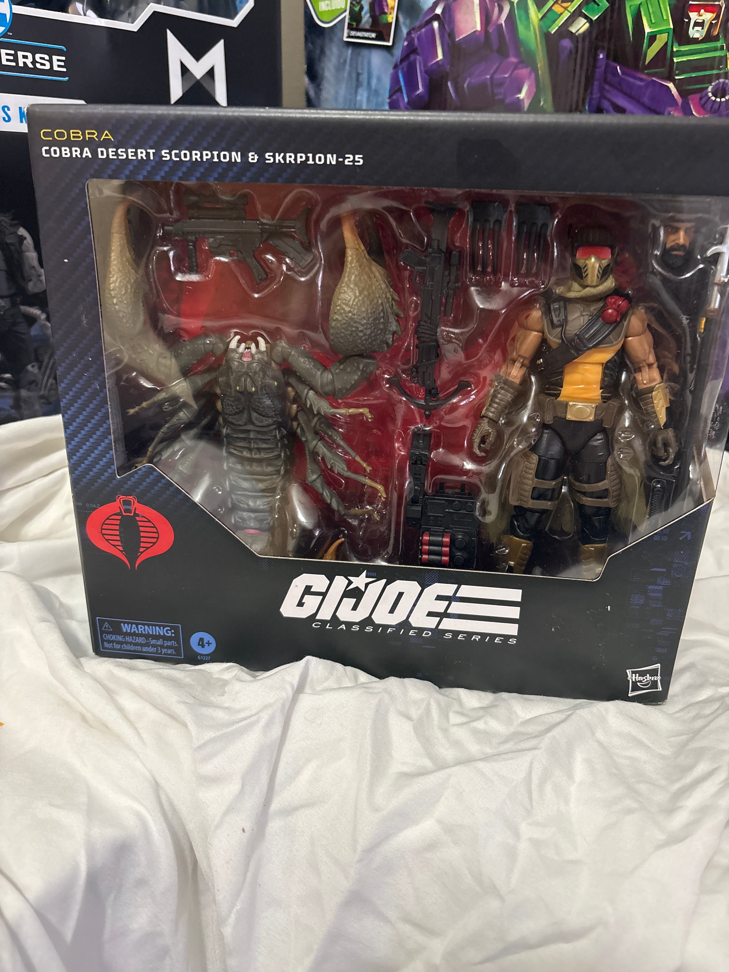 GI Joe Classified Series Desert Scorpion & Cobra Infantry Action Figure Set Hasbro NEW Sealed