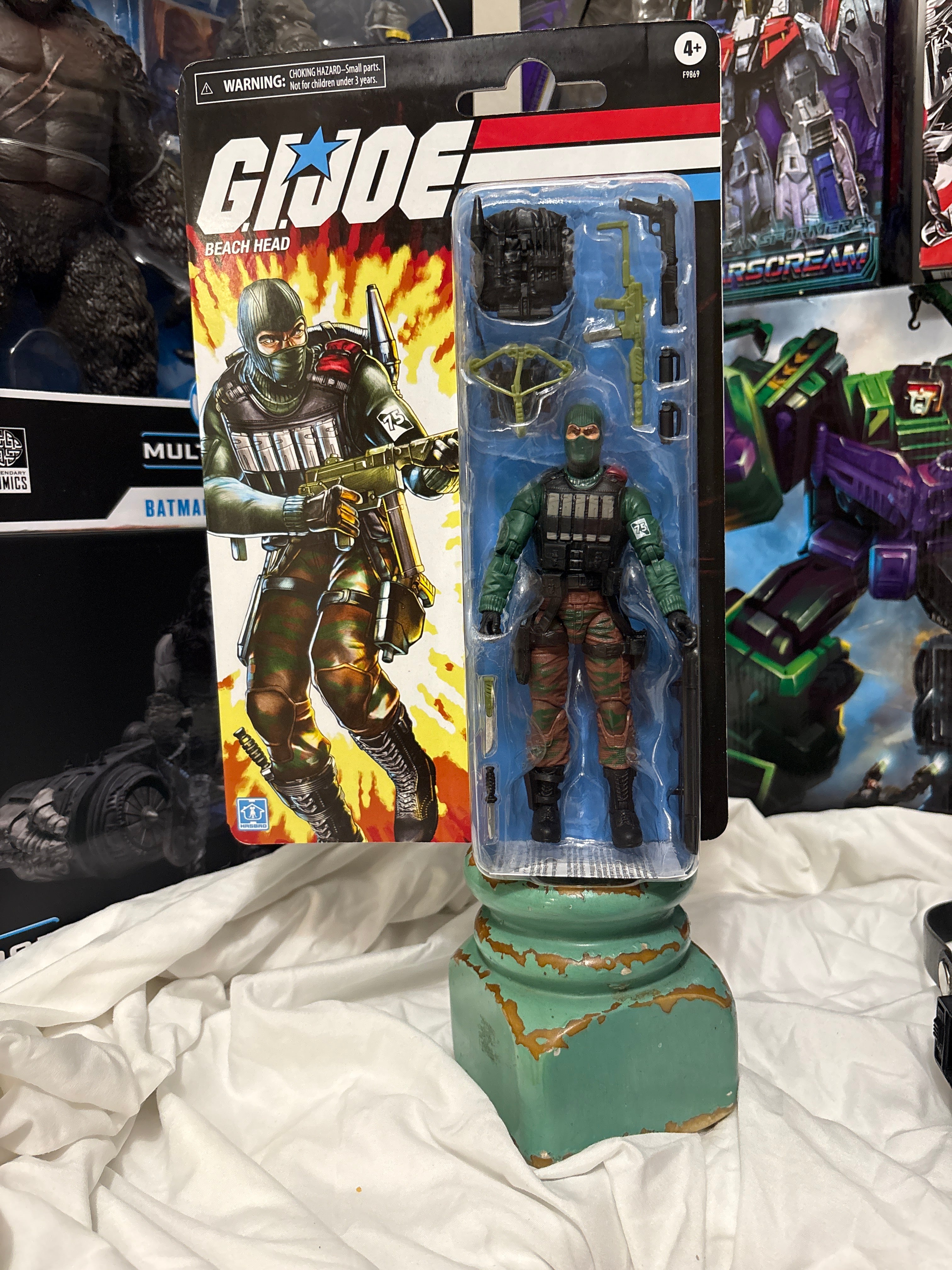 GI Joe Beach Head Vintage ARAH 3.75 Figure Sealed Card Hasbro NEW