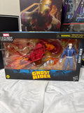 Marvel Legends Ghost Rider Johnny Blaze with Motorcycle Hasbro 6 Inch Action Figure Set NEW