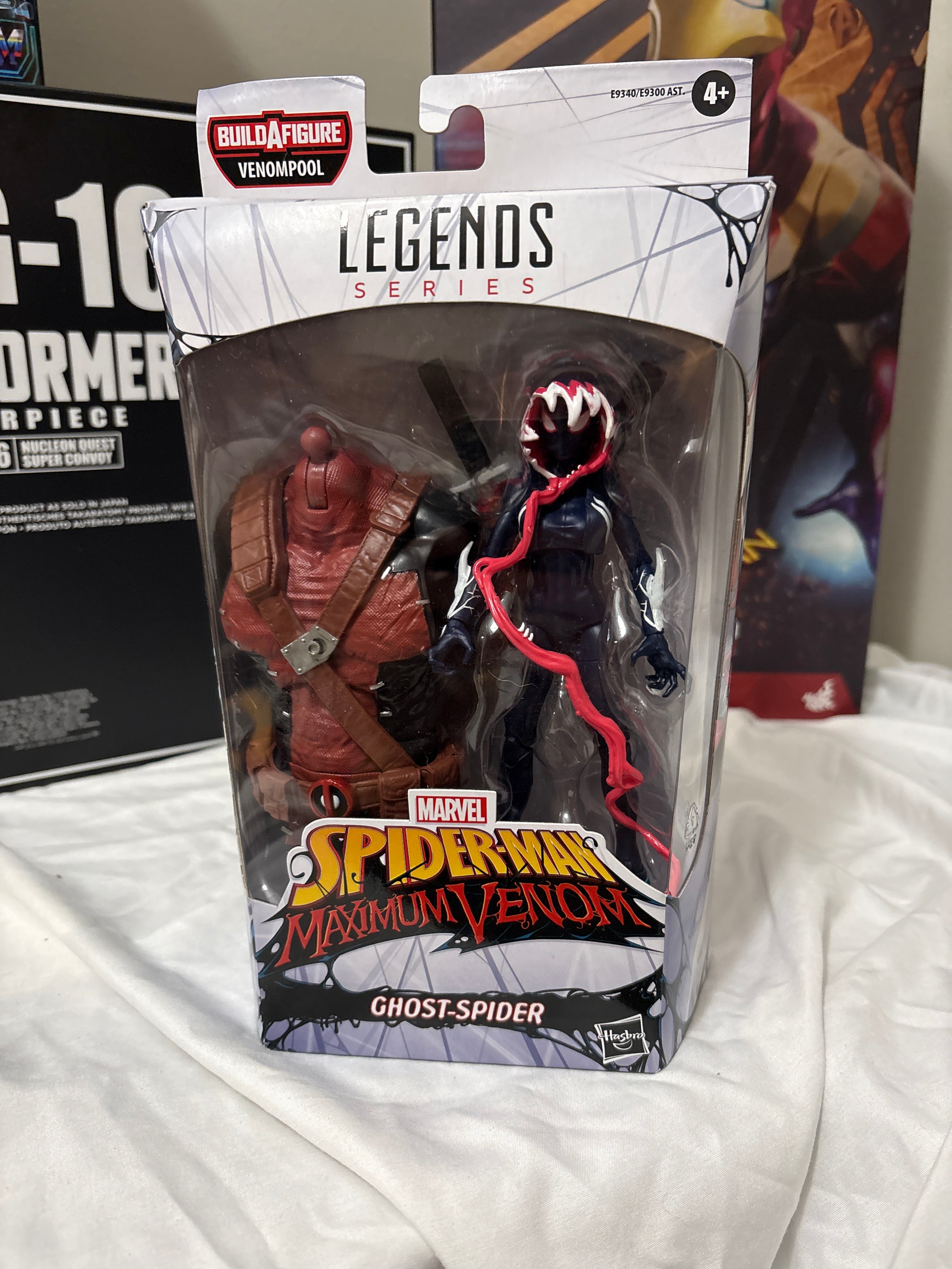 Ghost-Spider Maximum Venom Marvel Legends Figure – Venompool BAF Wave by Hasbro