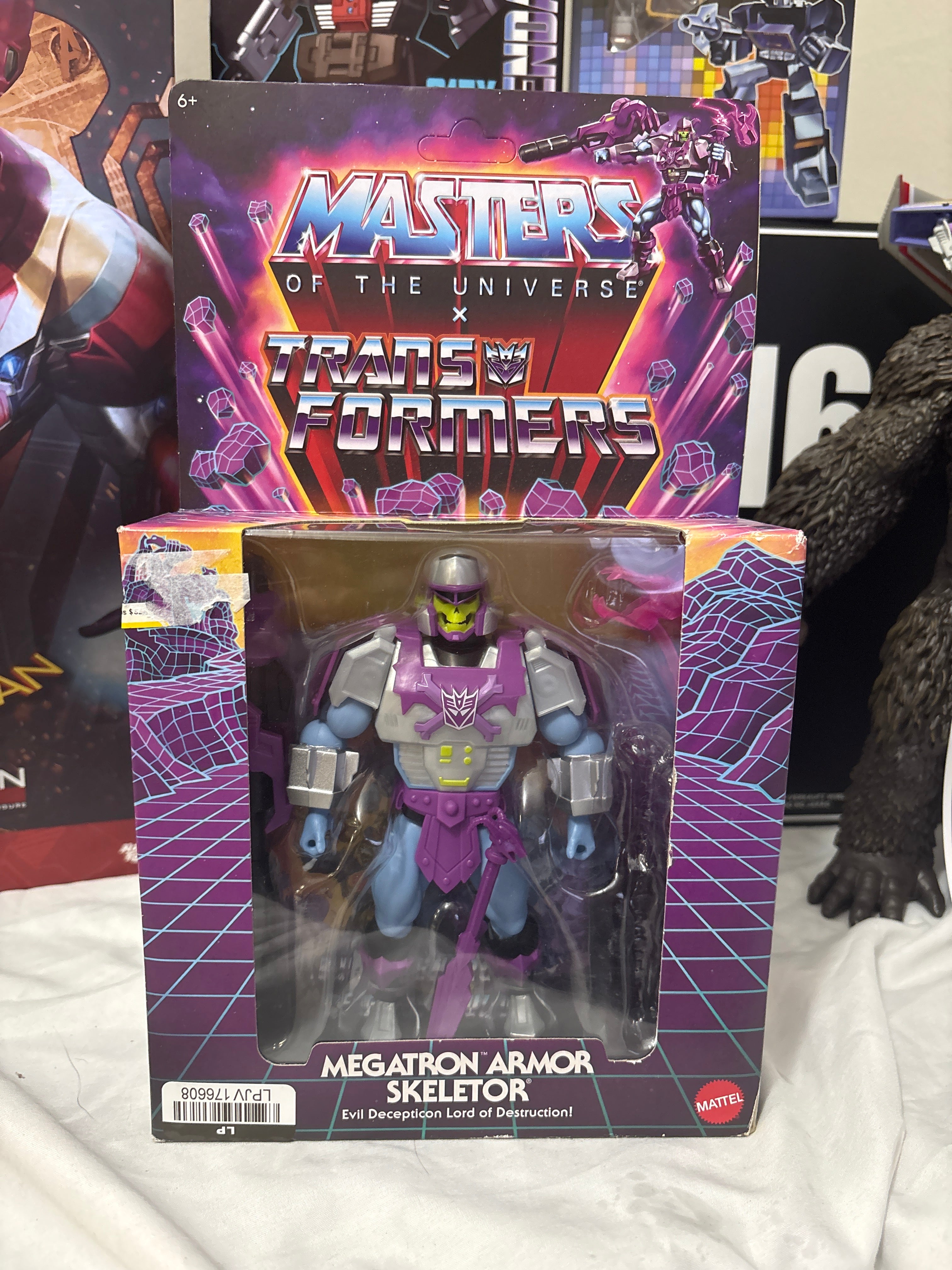 Masters of the Universe x Transformers Megatron Armor Skeletor – Sealed Mattel Creations