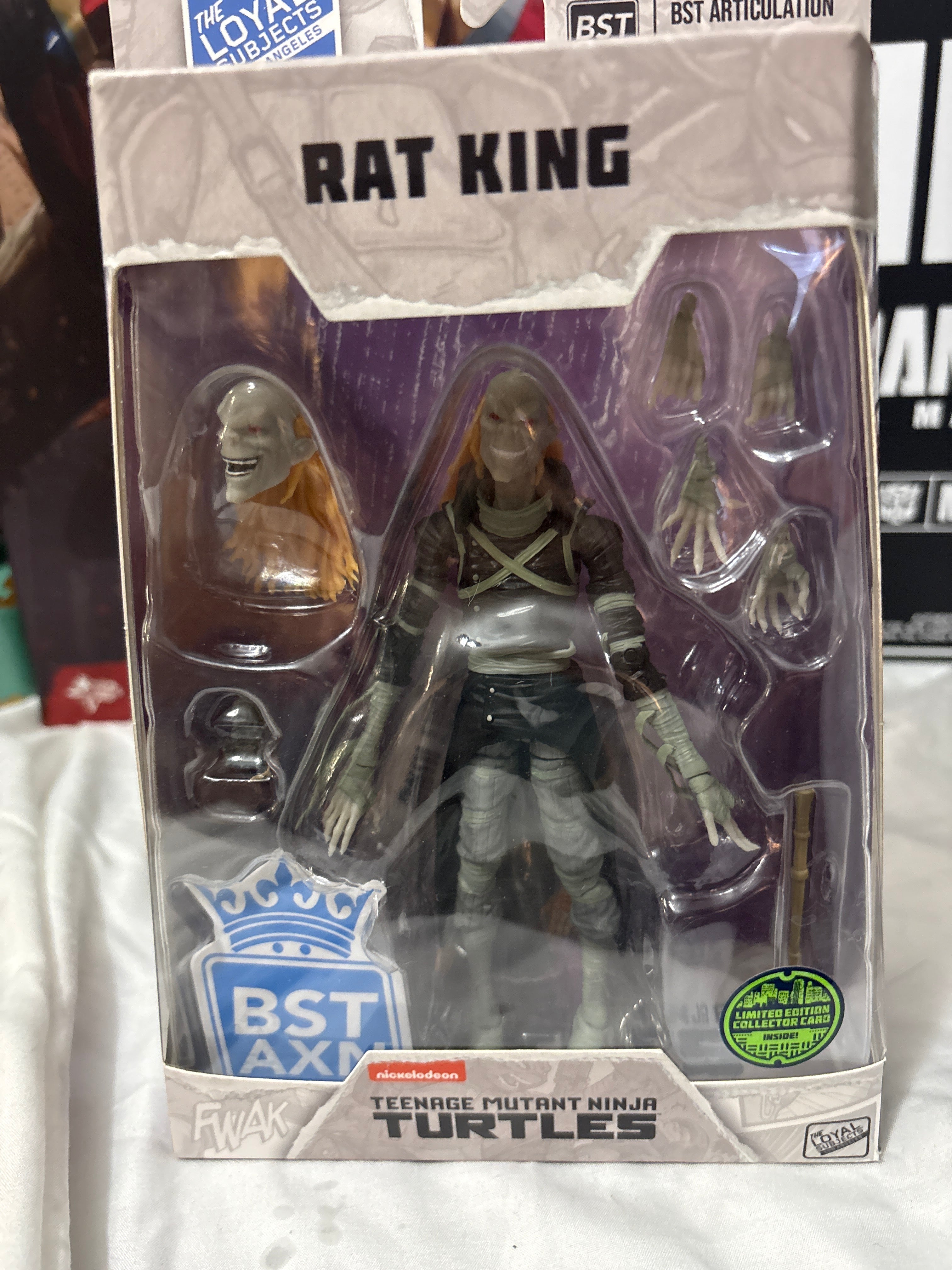 BST AXN TMNT Rat King Figure Loyal Subjects Teenage Mutant Ninja Turtles Sealed