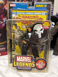 Toy Biz Marvel Legends Punisher Series VI Sealed Action Figure | Vintage Marvel Legends | Comic Book Display Included